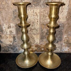 Brass Candleholders